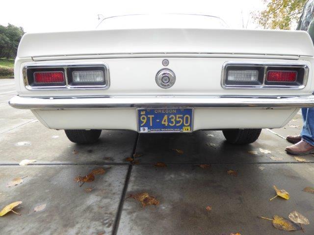 1968 White Chevrolet Camaro Coupe