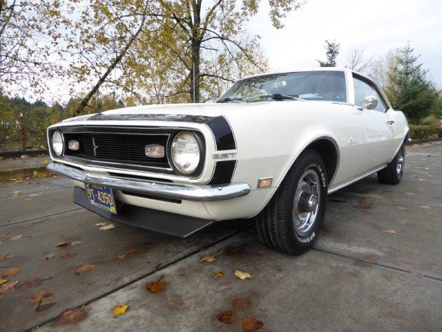 1968 White Chevrolet Camaro Coupe