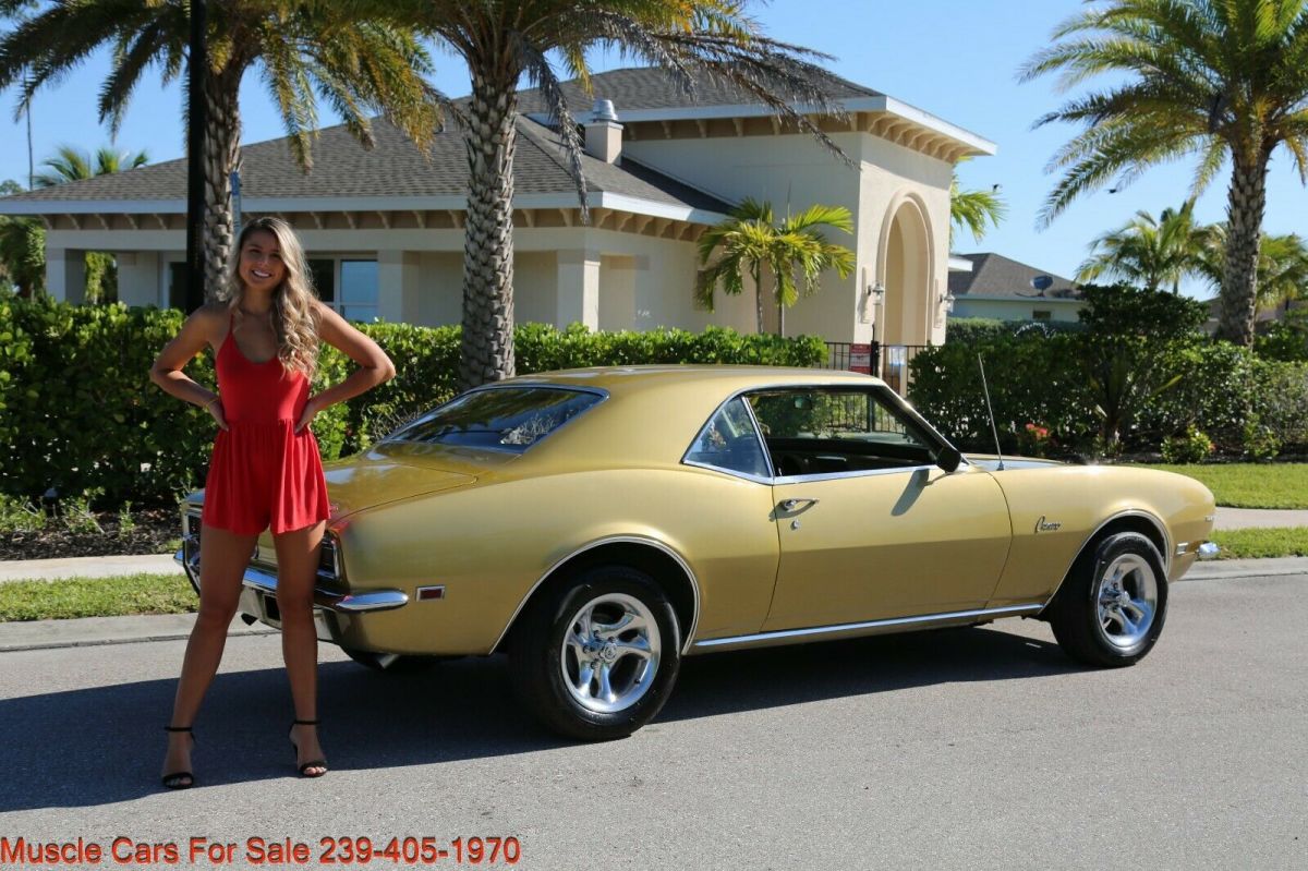1968 Gold Chevrolet Camaro Coupe