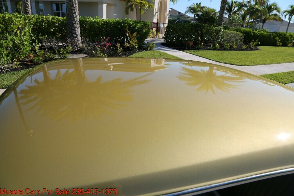 1968 Gold Chevrolet Camaro Coupe