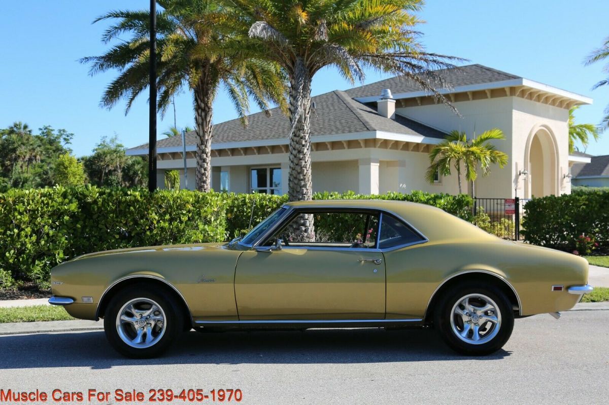 1968 Gold Chevrolet Camaro Coupe