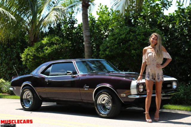 1968 Black Cherry Chevrolet Camaro Coupe
