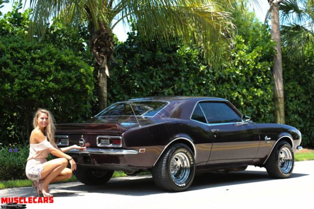 1968 Black Cherry Chevrolet Camaro Coupe