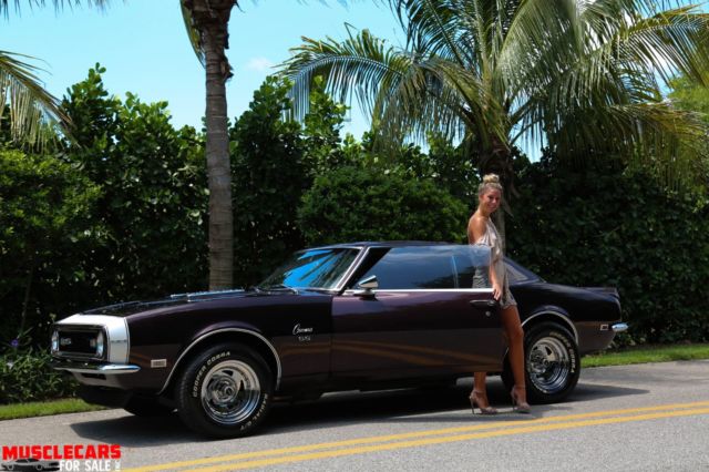 1968 Black Cherry Chevrolet Camaro Coupe