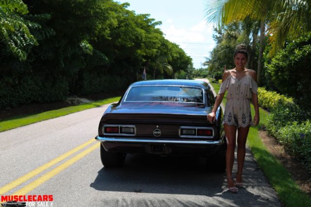 1968 Black Cherry Chevrolet Camaro Coupe
