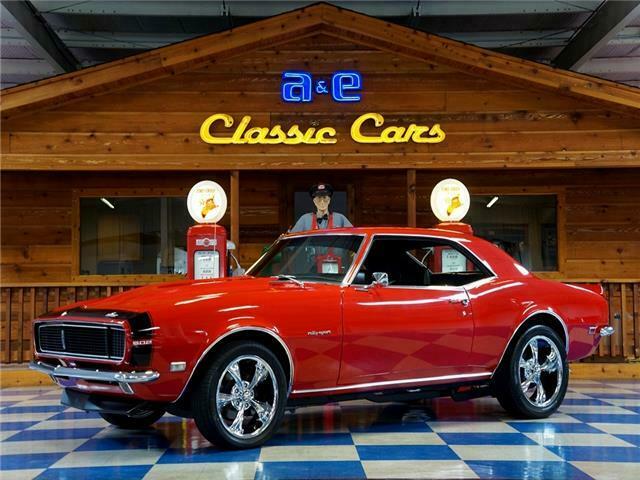1968 Red Chevrolet Camaro --