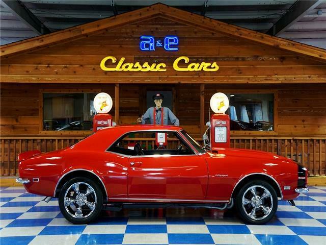 1968 Red Chevrolet Camaro --