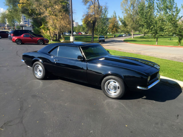 1968 Black Chevrolet Camaro Convertible