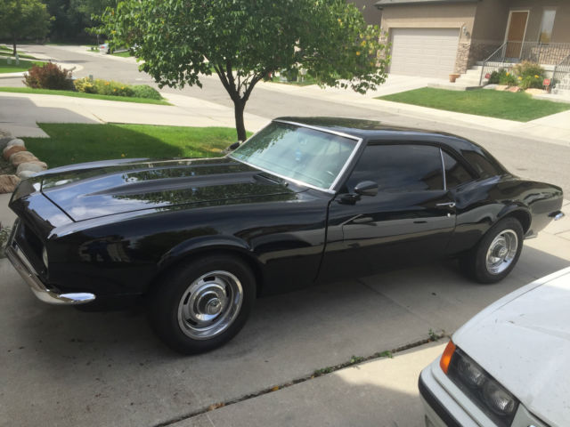 1968 Black Chevrolet Camaro Convertible