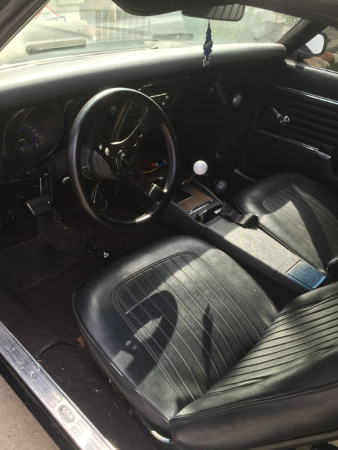 1968 Black Chevrolet Camaro Convertible