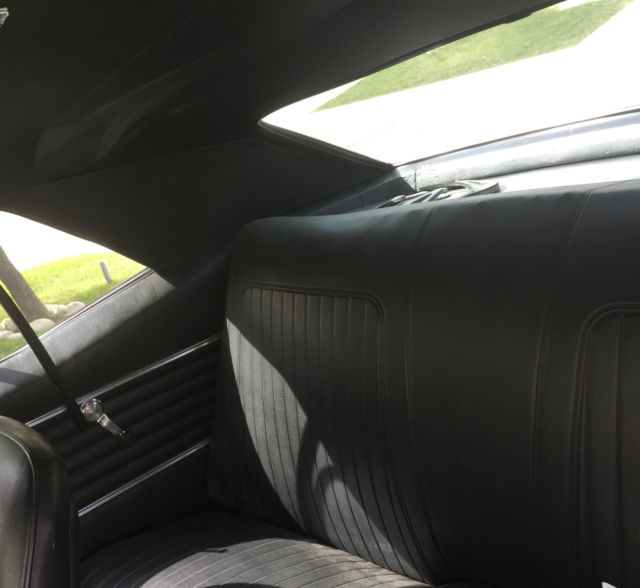 1968 Black Chevrolet Camaro Convertible