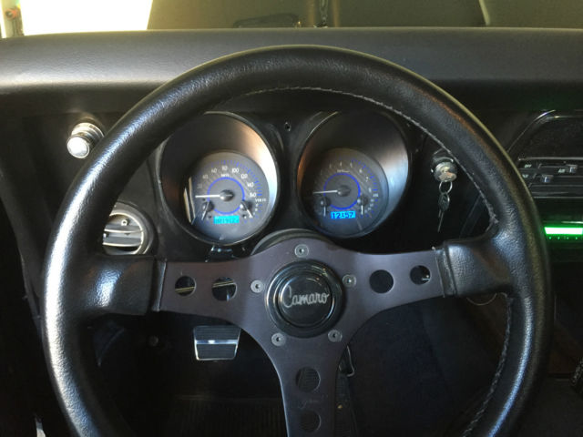 1968 Black Chevrolet Camaro Convertible