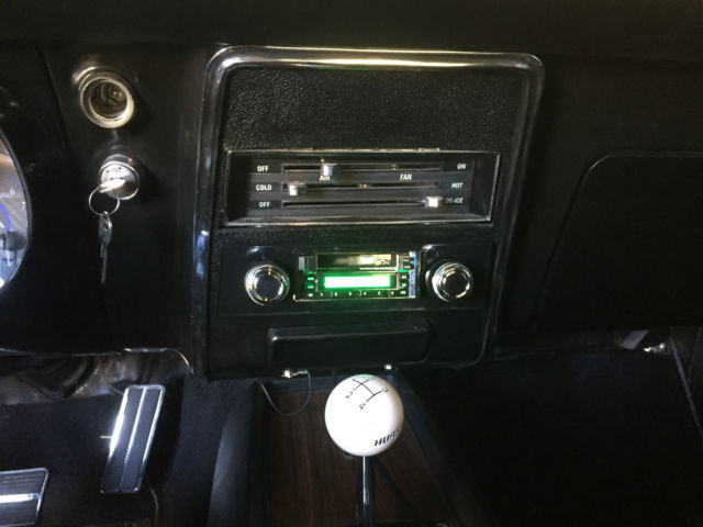 1968 Black Chevrolet Camaro Convertible