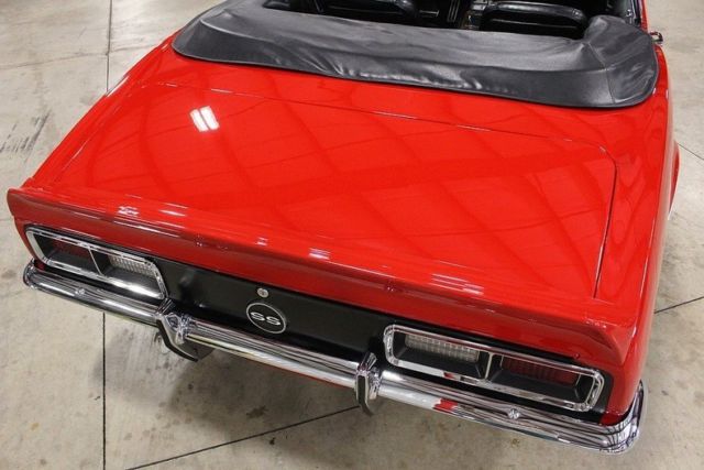 1968 Red Chevrolet Camaro Convertible