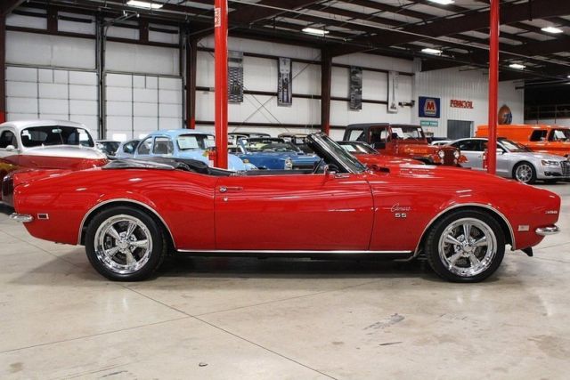 1968 Red Chevrolet Camaro Convertible