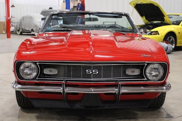 1968 Red Chevrolet Camaro Convertible