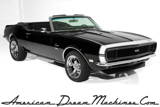 1968 Black Chevrolet Camaro Convertible