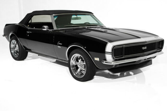 1968 Black Chevrolet Camaro Convertible