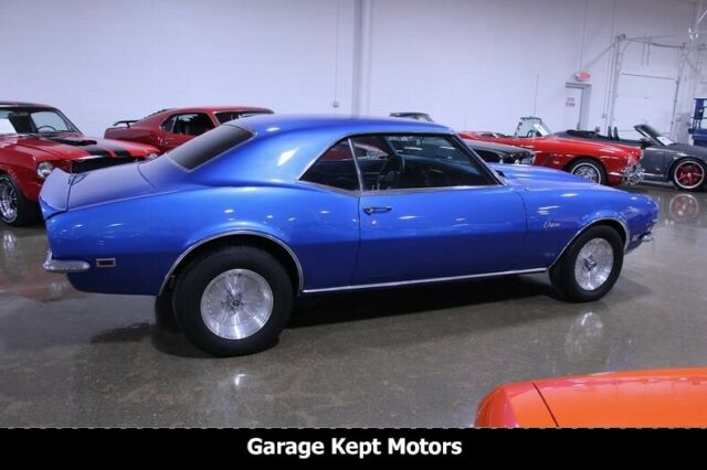 1968 Blue Chevrolet Camaro --