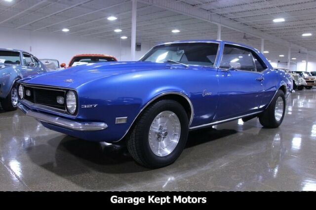 1968 Blue Chevrolet Camaro --