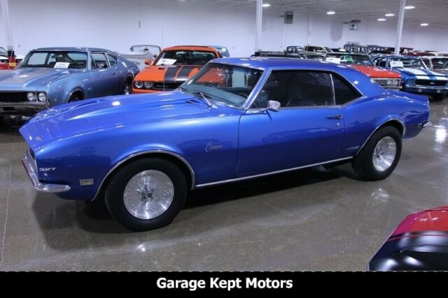 1968 Blue Chevrolet Camaro --