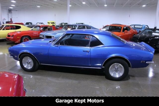 1968 Blue Chevrolet Camaro --