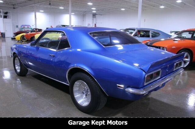 1968 Blue Chevrolet Camaro --