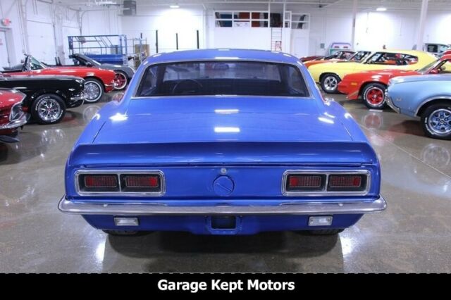 1968 Blue Chevrolet Camaro --