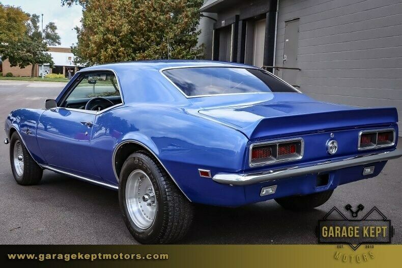 1968 Blue Chevrolet Camaro --