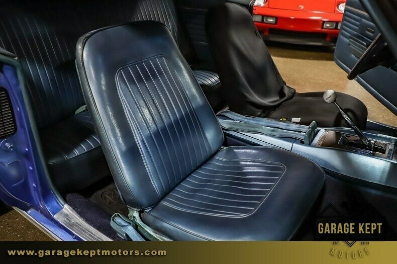 1968 Blue Chevrolet Camaro --