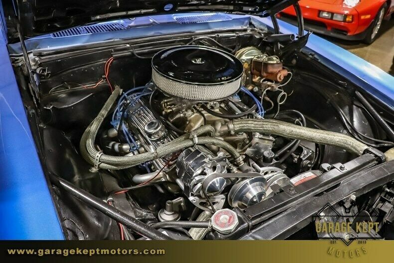 1968 Blue Chevrolet Camaro --