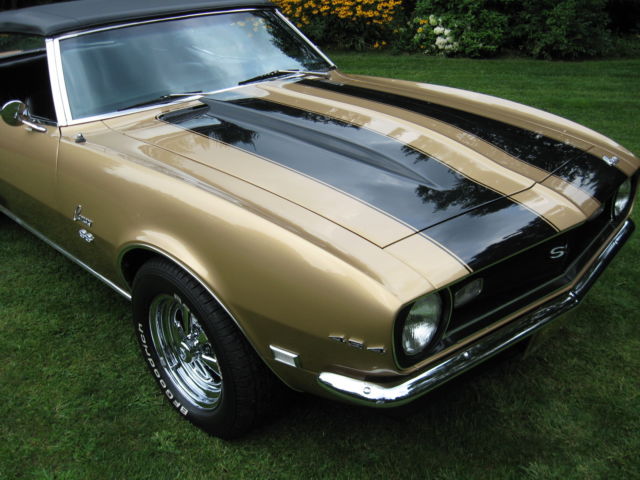 1968 Black Chevrolet Camaro Convertible
