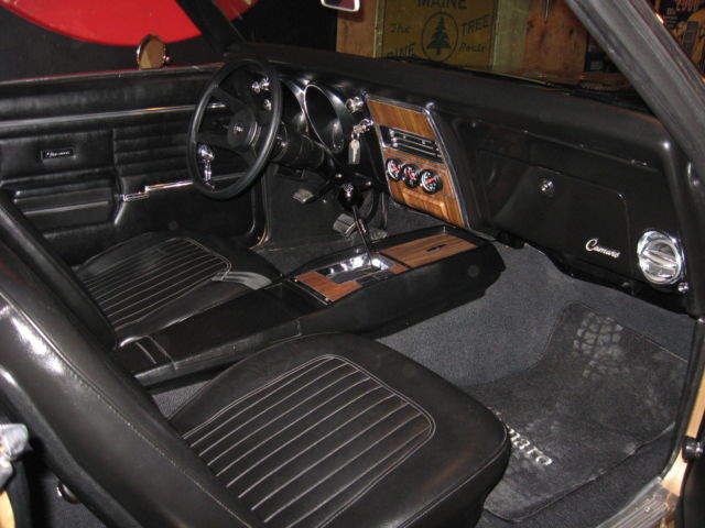 1968 Black Chevrolet Camaro Convertible