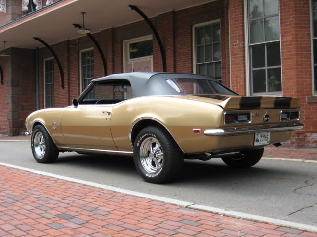 1968 Black Chevrolet Camaro Convertible