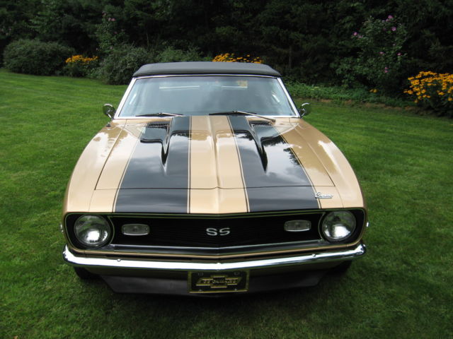 1968 Black Chevrolet Camaro Convertible