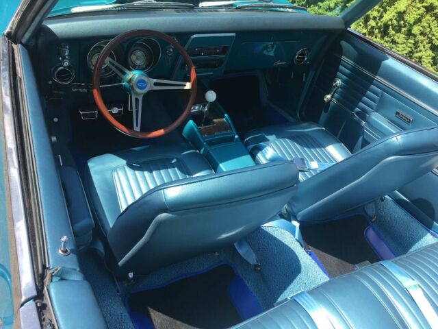 1968 Blue Chevrolet Camaro Convertible