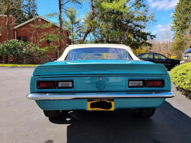 1968 Blue Chevrolet Camaro Convertible