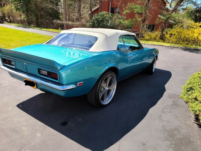 1968 Blue Chevrolet Camaro Convertible