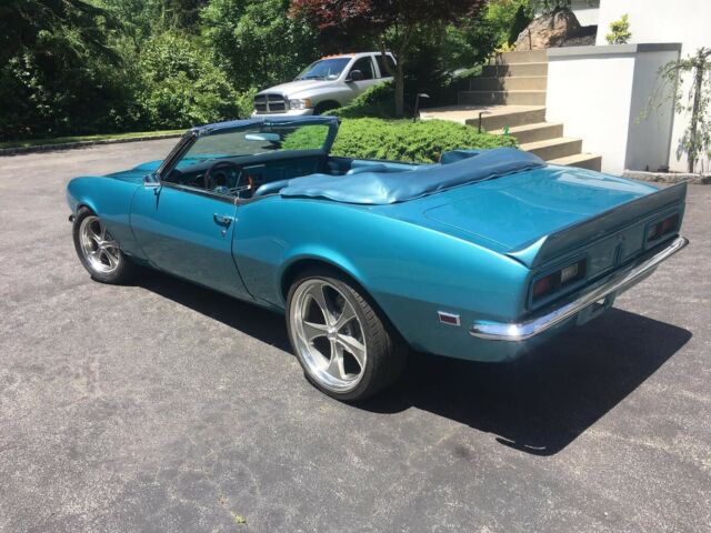1968 Blue Chevrolet Camaro Convertible