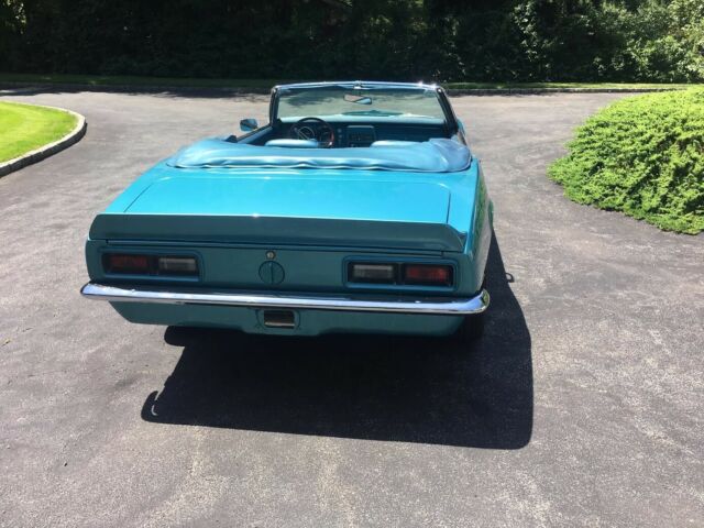 1968 Blue Chevrolet Camaro Convertible