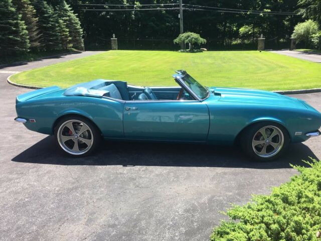 1968 Blue Chevrolet Camaro Convertible