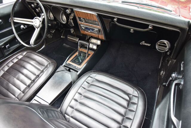 1968 Maroon Chevrolet Camaro Convertible