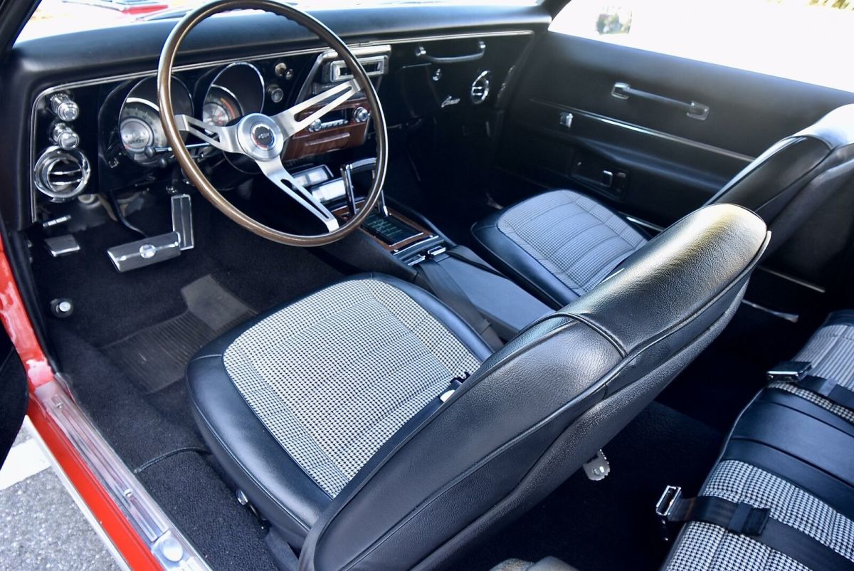 1968 Red Chevrolet Camaro 350/295 HP Convertible Coupe