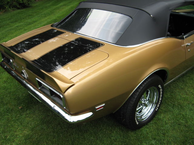 1968 Black Chevrolet Camaro Convertible