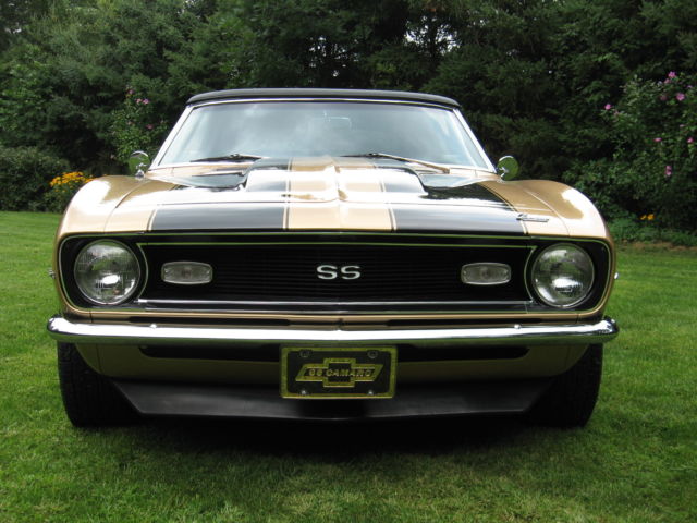 1968 Black Chevrolet Camaro Convertible