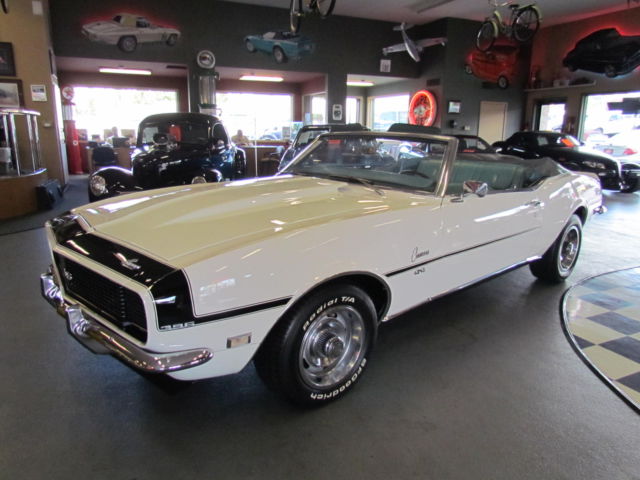 1968 White Chevrolet Camaro Convertible