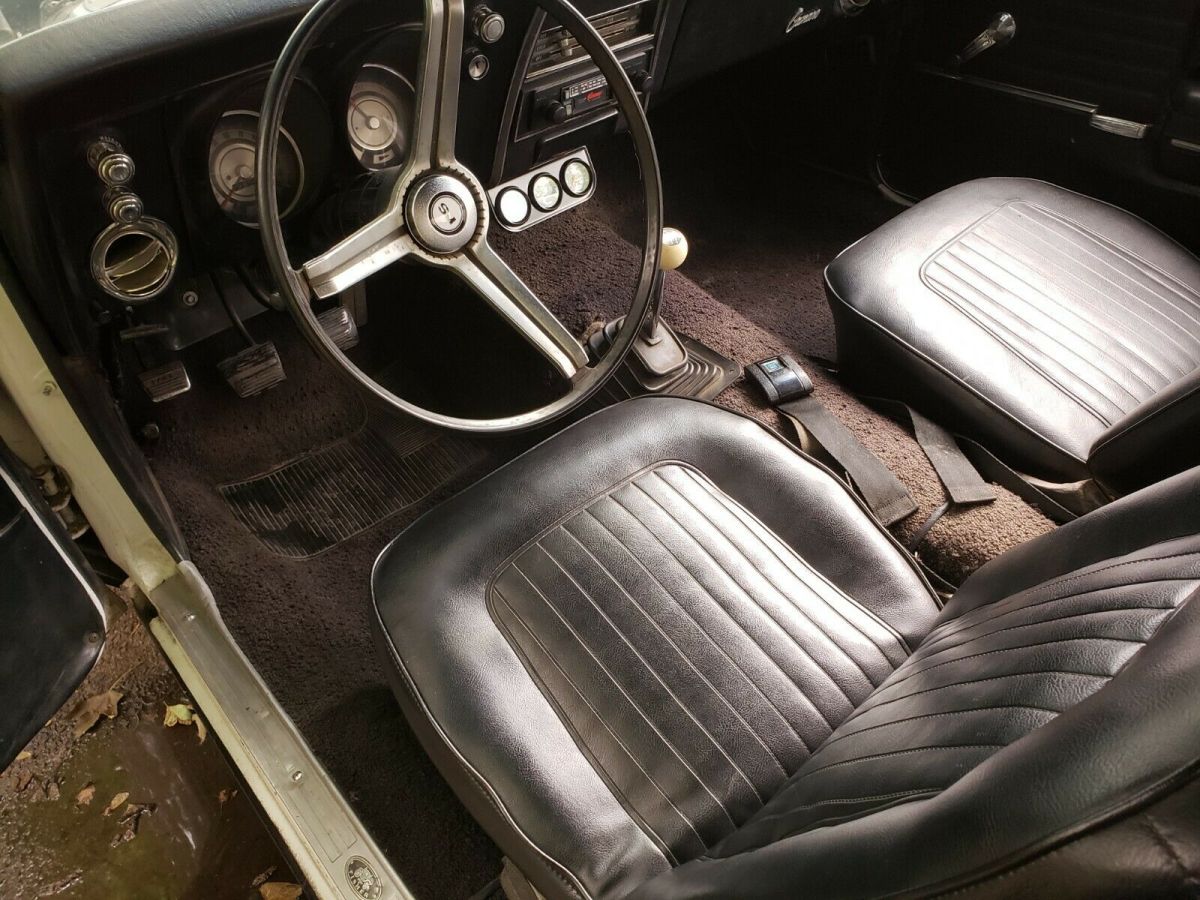 1968 White Chevrolet Camaro Convertible