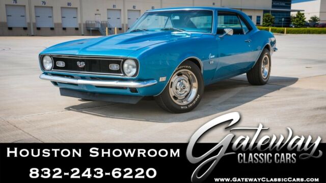 1968 Blue Chevrolet Camaro Coupe