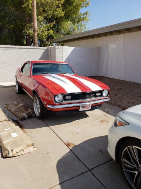 1968 Red Chevrolet Camaro Coupe