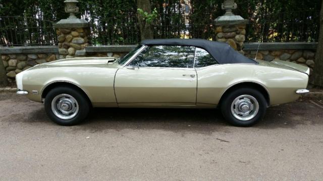 1968 Green Chevrolet Camaro Convertible